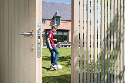 Zestaw zamka wpuszczanego do bramek drewnianych Locinox H-WOOD-SET