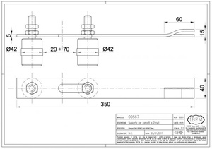 2-rolkowy prowadnik górny IBFM, typ 567