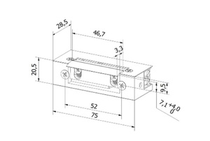 Elektrozaczep BIRA Hartte S