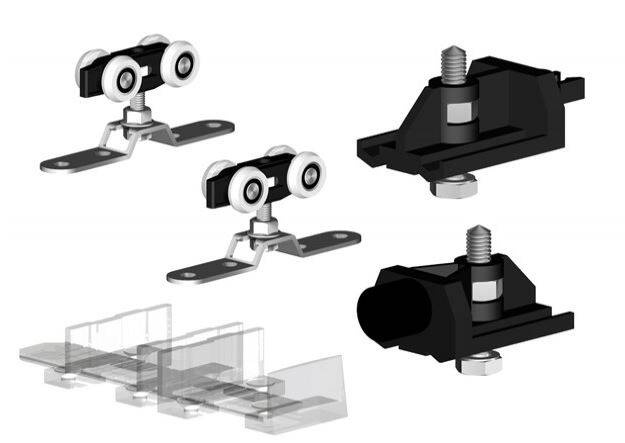 Komplet wózków z akcesoriami MANTION HERKULES 120 (219-311), bez prowadnicy