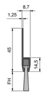 Uszczelka szczotkowa MINK STL2002