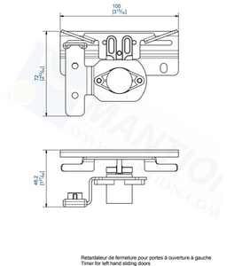 Stoper czasowy MANTION SC-TL (219-275), lewy