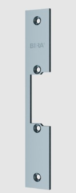 Blacha płaska otwarta do elektrozaczepów BIRA OK-P8 ocynk