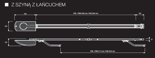 Zestaw do bramy garażowej BENINCA JIM.3 + PTCL.4