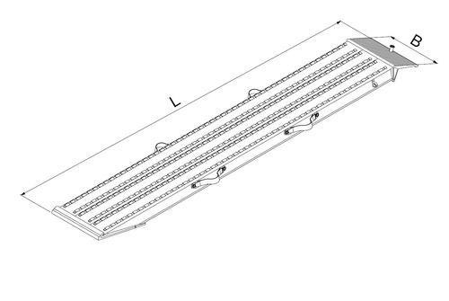 Ciężka rampa najazdowa do pojazdów budowlanych ALTEC VFR 105 (105.00.403)