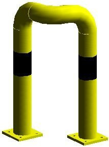 Odbojnica przyziemna skrzynkowa CM.OPSL06H