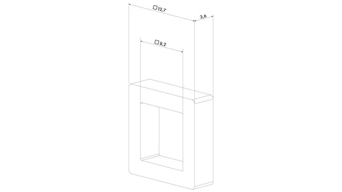 Aluminiowy pierścień do blokowania klamek Locinox 3006BLOK
