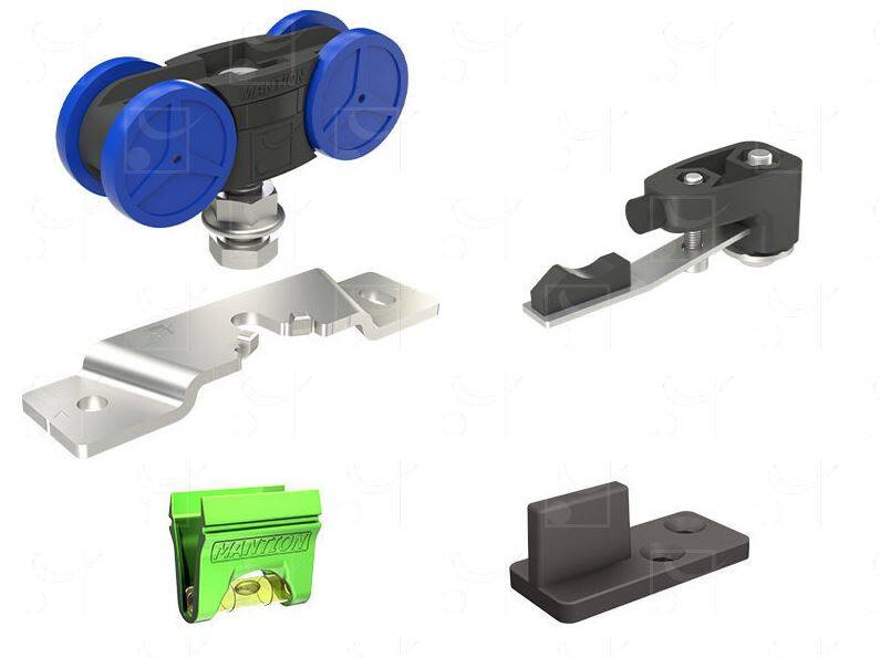 Zestaw  MANTION SAF81-120 bez prowadnicy, na 1 skrzydło o wadze 81-120 kg