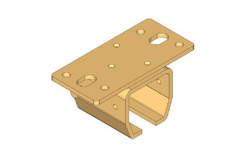 Uchwyt sufitowy szyny nośnej NIKO 21.B02, ocynk