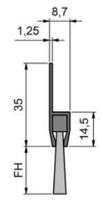 Uszczelka szczotkowa MINK STL2000