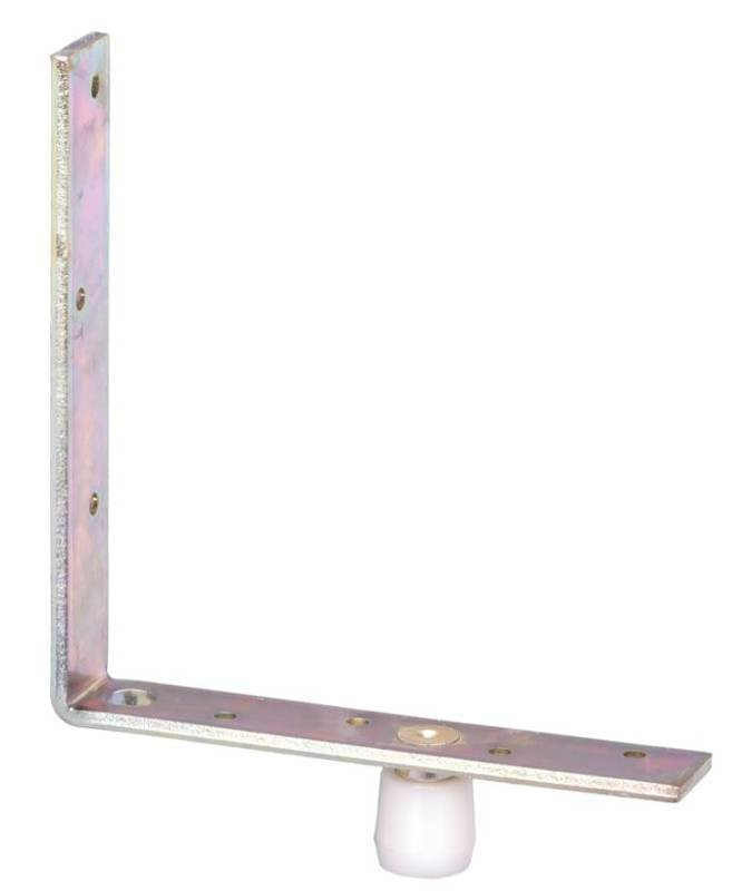 Dolny narożnik do skrzydeł drewnianych NIKO 33.N95, ocynk