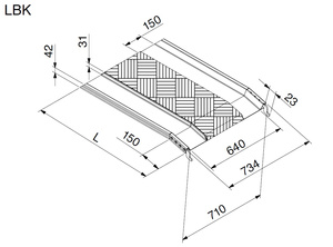 Rampa przeładunkowa do samochodowych wind hydraulicznych ALTEC LBK 1 (083.07.000)