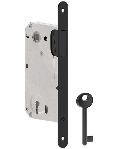 Zamek wpuszczany magnetyczny METAL-BUD 90/50, typ portugalski