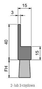 Elastyczna uszczelka szczotkowa MINK FBL4004