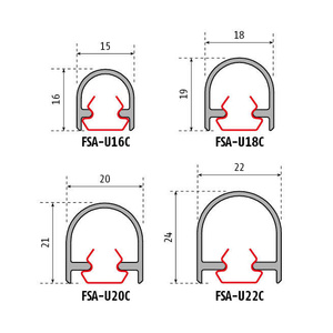 Profil ochronny PLANET FSA 8100 [U-Clip]