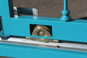 Koło jezdne 1-łożyskowe profil U Ø20 mm z podporą wewnętrzną