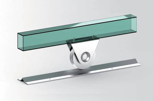 Koło jezdne 1-łożyskowe profil V z podporą górną