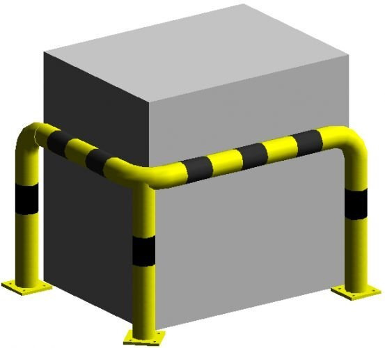 Odbojnica przyziemna "L"  CM.OPL0686