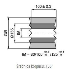 Kompletny system MINK Zick-Zack ZZB155