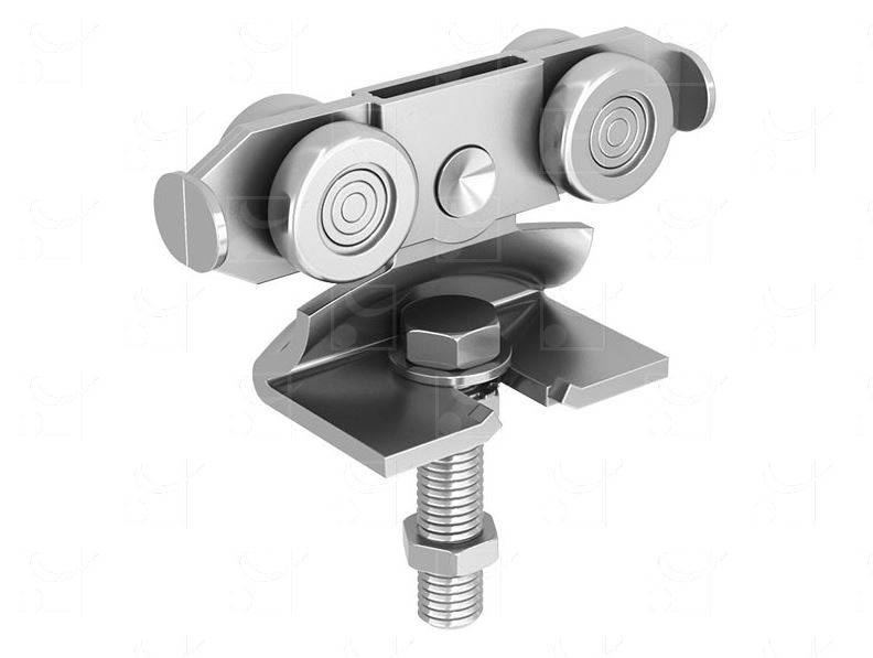 Wózek 4-kołowy MANTION 9242S, ocynk