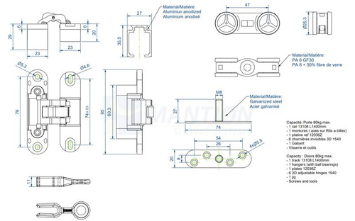 Kompletny zestaw MANTION SFOLD80-140-1