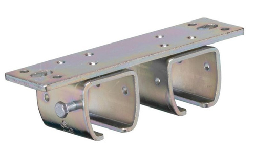 Podwójny uchwyt sufitowy szyny NIKO 24.B34, ocynk