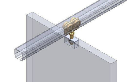 Wózek 4-kołowy NIKO 21.R64, ocynk
