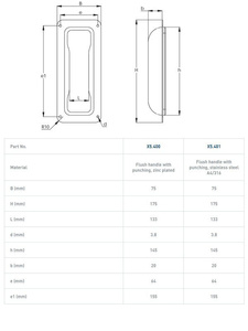 Pochwyt muszlowy NIKO X5.400, ocynk