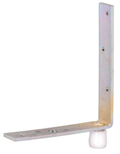 Dolny narożnik do skrzydeł drewnianych NIKO 35.N94, ocynk