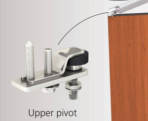 Zestaw czopa górnego i dolnego MANTION 1101PFHB, stal nierdzewna