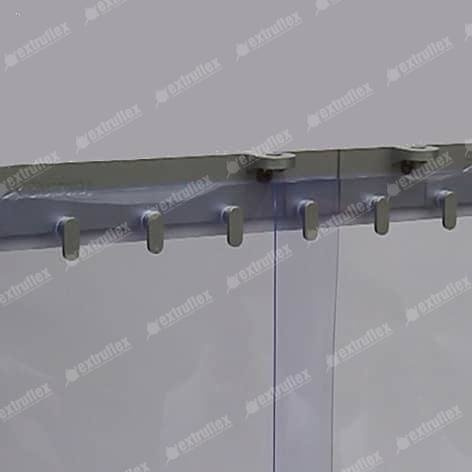 Polipropylenowe zawiesie QuickMount 610 mm do kurtyn paskowych