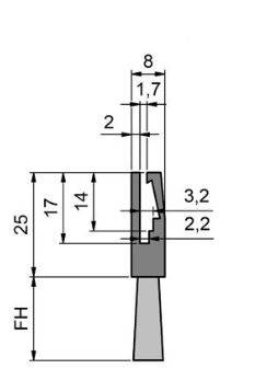 Uszczelka szczotkowa MINK STL1301