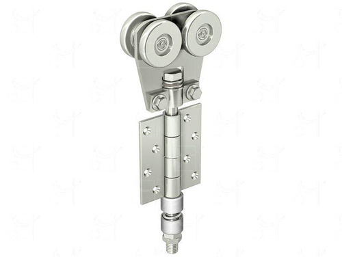 Wózek 4-kołowy z zawiasem MANTION 9362, ocynk