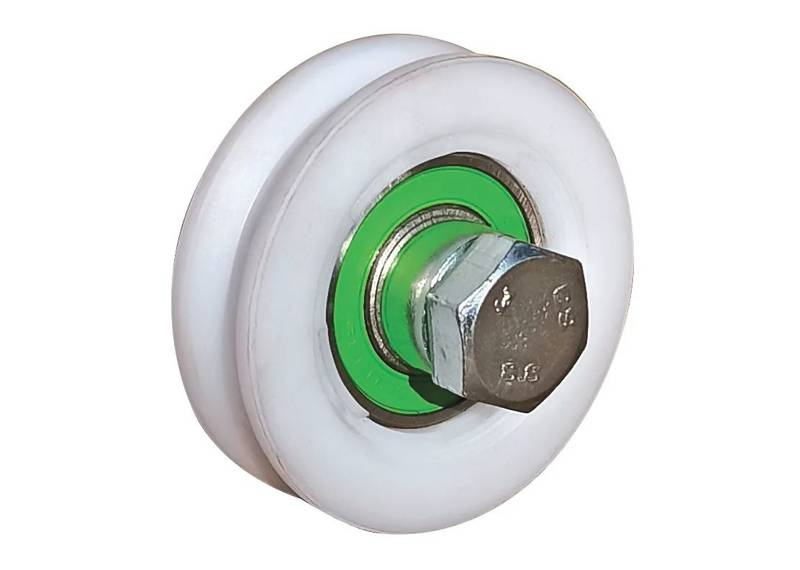 Nylonowe koło jezdne 1-łożyskowe profil U Ø20 mm