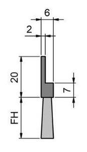 Elastyczna uszczelka szczotkowa MINK FBL3002