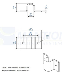 Gniazdo mocujące MANTION 1314GP