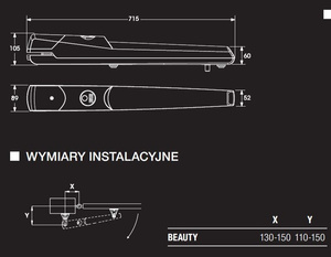 Napęd do bram skrzydłowych BENINCA BEAUTY