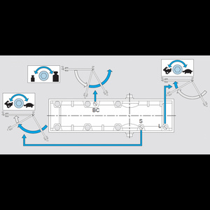 Samozamykacz nawierzchniowy ASSA ABLOY DC140, bez ramienia