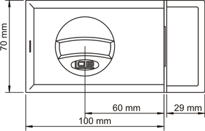 Zamek wierzchni LOB CYKLOP XT (TG610)