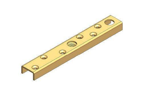 Płytka montażowa do skrzydeł drewnianych NIKO 23.F00, ocynk