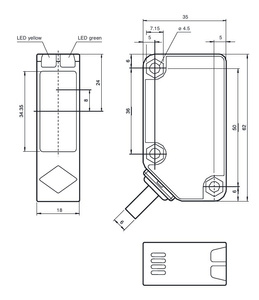 Przelotowa bariera świetlna BIRCHER LBGate TB18 (316763)