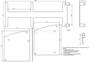 Komplet zaślepek do maskownicy MANTION 11267M