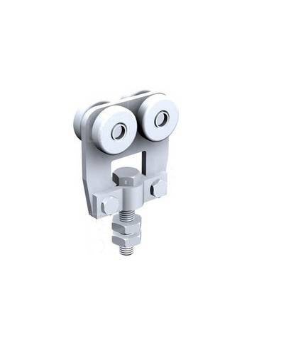 Wózek 4-kołowy z obrotową śrubą MANTION 9643, ocynk