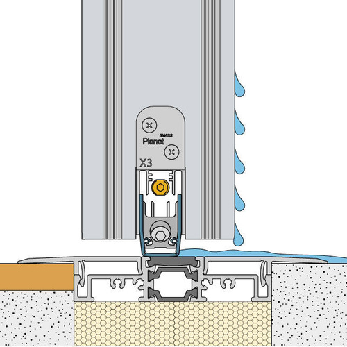 Płaski próg GUTMANN WESER ZERO 88 mm (251119)