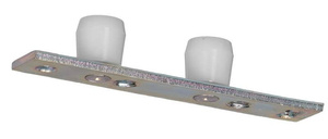 Podwójna nylonowa rolka prowadząca NIKO 38.X65