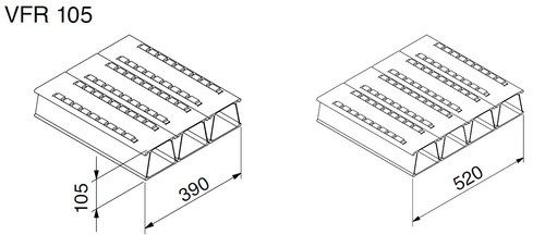 Ciężka rampa najazdowa do pojazdów budowlanych ALTEC VFR 105 (105.00.303)