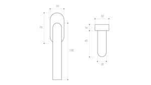 Klamka okienna Metal-Bud NOVA