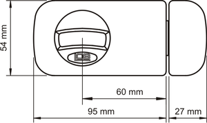 Zamek wierzchni LOB TB51