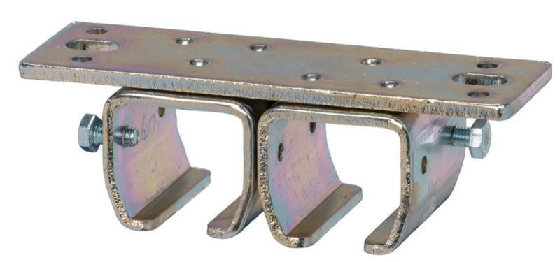 Podwójny uchwyt sufitowy szyny NIKO 24.B32, ocynk