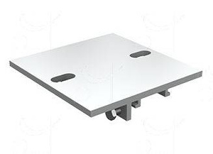 Sufitowy łącznik szyny MANTION 10064M, aluminium